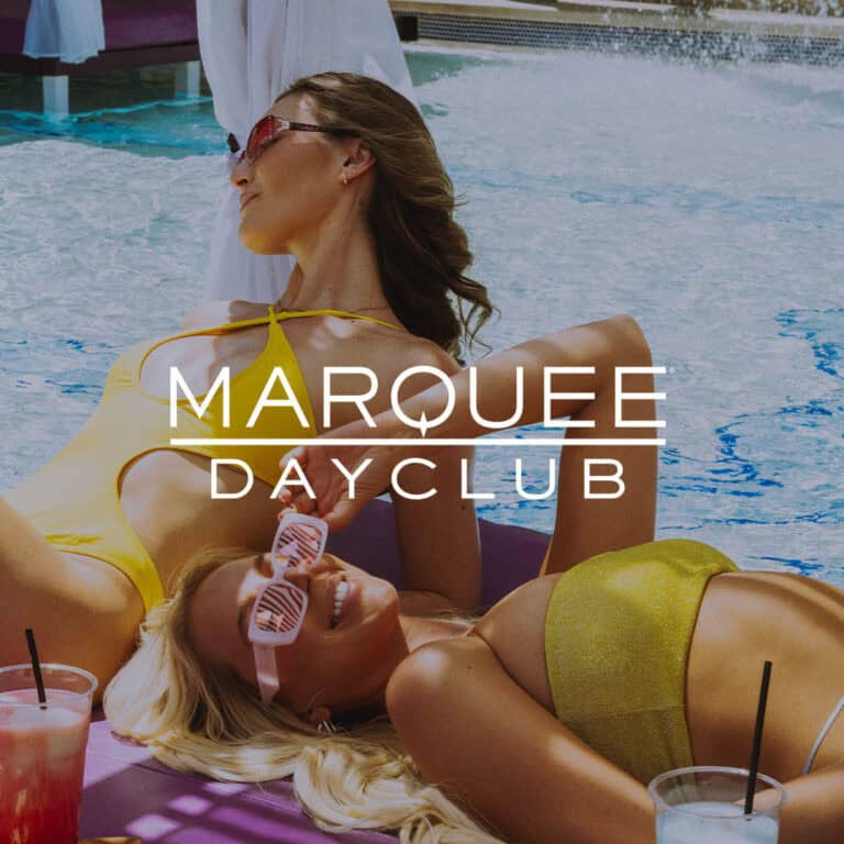 Poolside relaxation at Marquee Dayclub on Partybody.