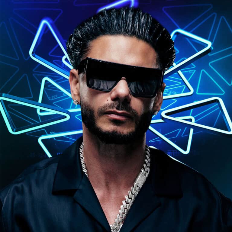DJ wearing sunglasses on Partybody.