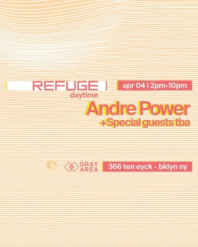 Andre Power event flyer on Partybody.