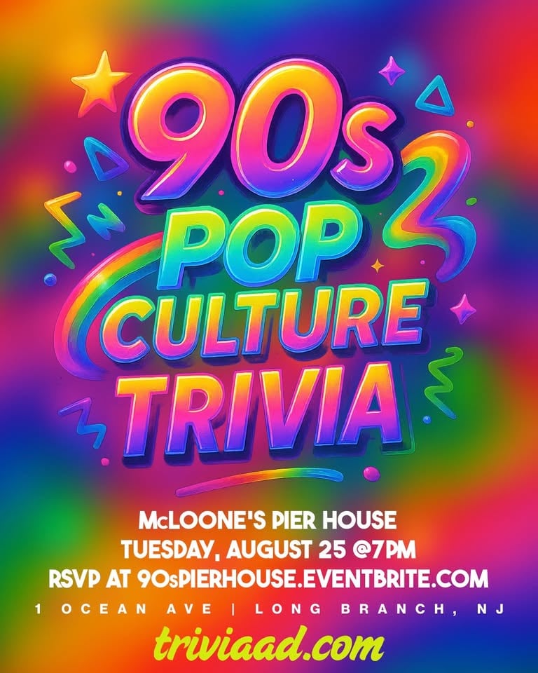 90s Pop culture trivia at McLoone's Pier House