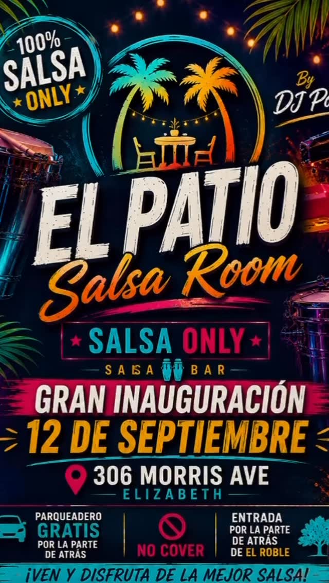 El Patio Salsa Room — Gran Inauguración at El Roble Restaurant & Bar (El Patio Salsa Room)