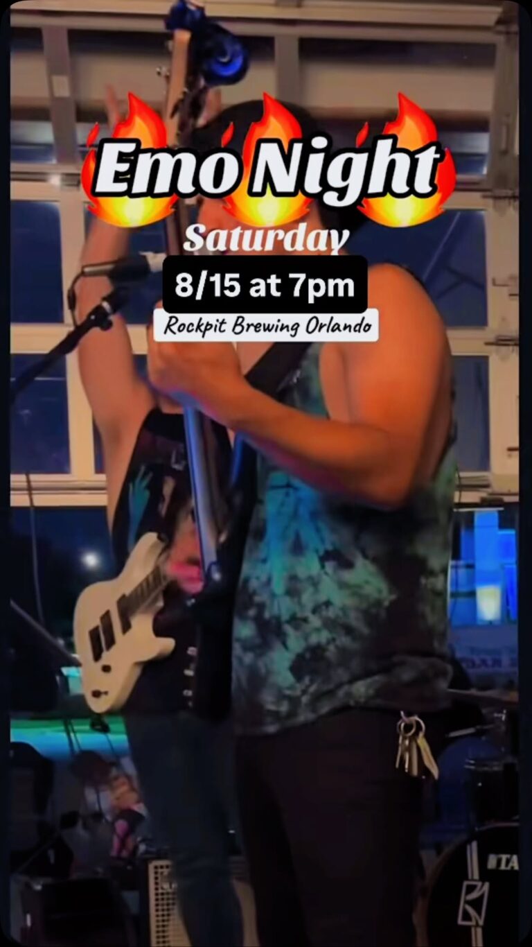 Emo Night with Count Me In at Rockpit Brewing