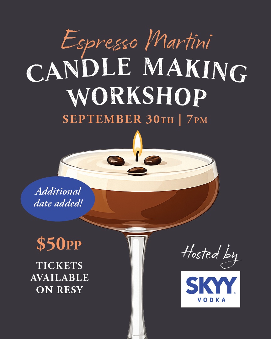 Espresso Martini Candle Making Workshop at The Barrow House