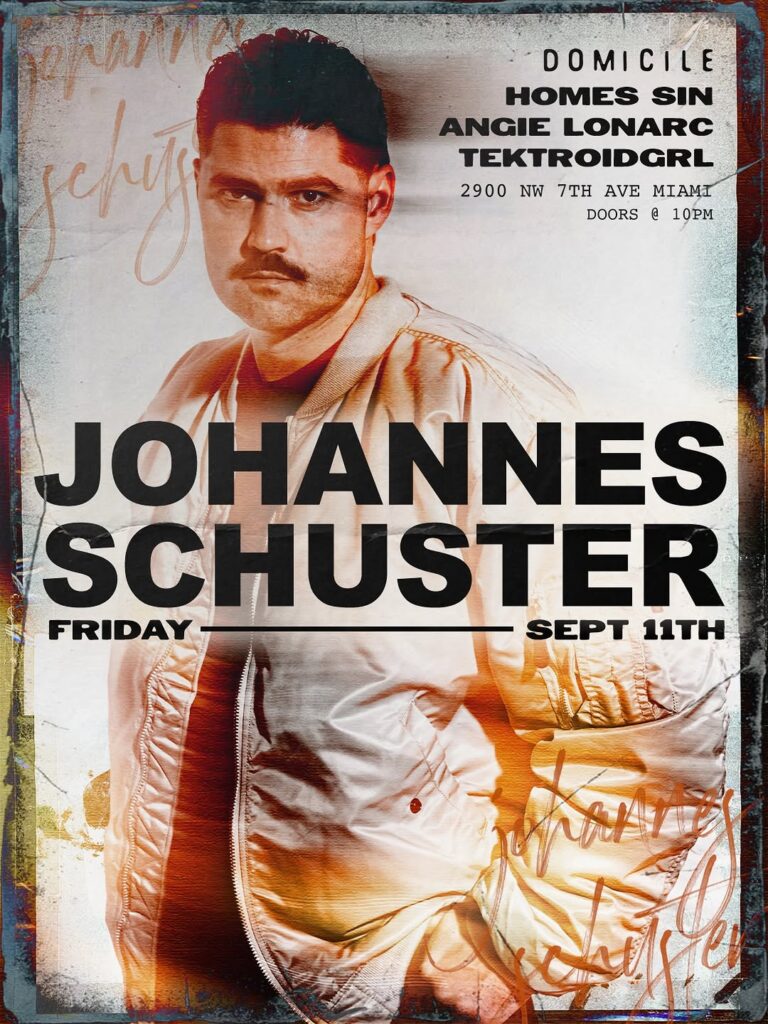 Johannes Schuster at Domicile at Domicile