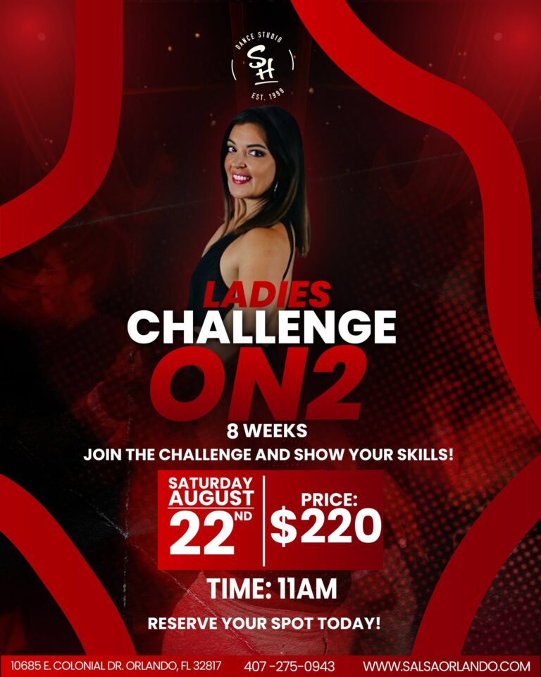 Ladies Challenge Salsa On2 - 8 Weeks at Salsa Heat Dance Studio
