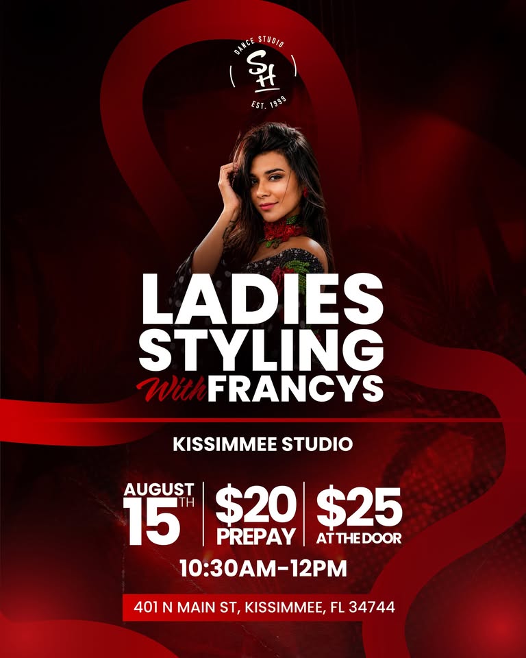 Ladies Styling Workshop with Francys | Kissimmee Studio at Salsa Heat Dance Studio