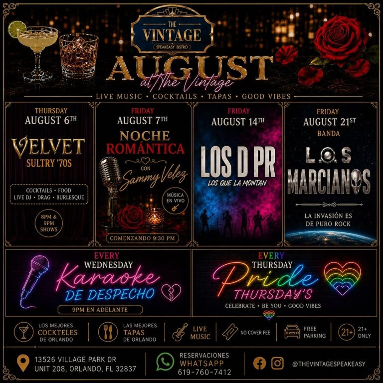 Los D PR - Los Que La Montan at The Vintage Speakeasy Bistro