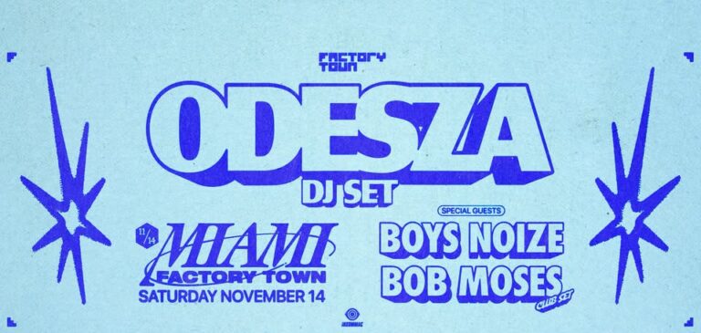 ODESZA (DJ Set) at Address: 4800 NW 37th Ave