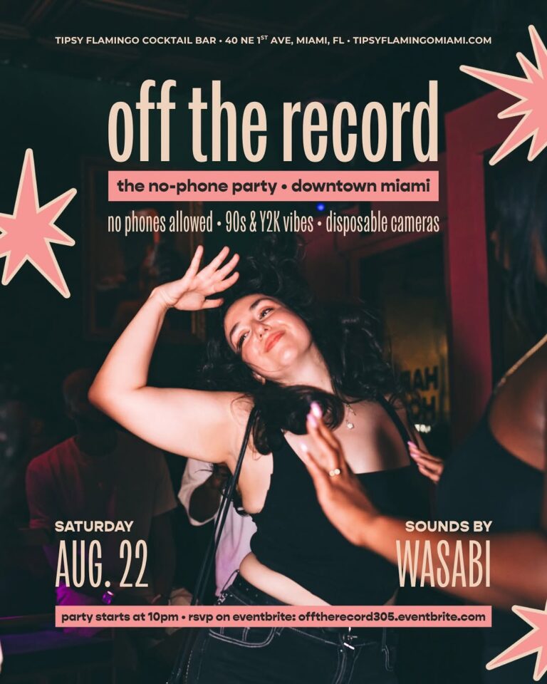 Off The Record - The No-Phone Party at Tipsy Flamingo Cocktail Bar