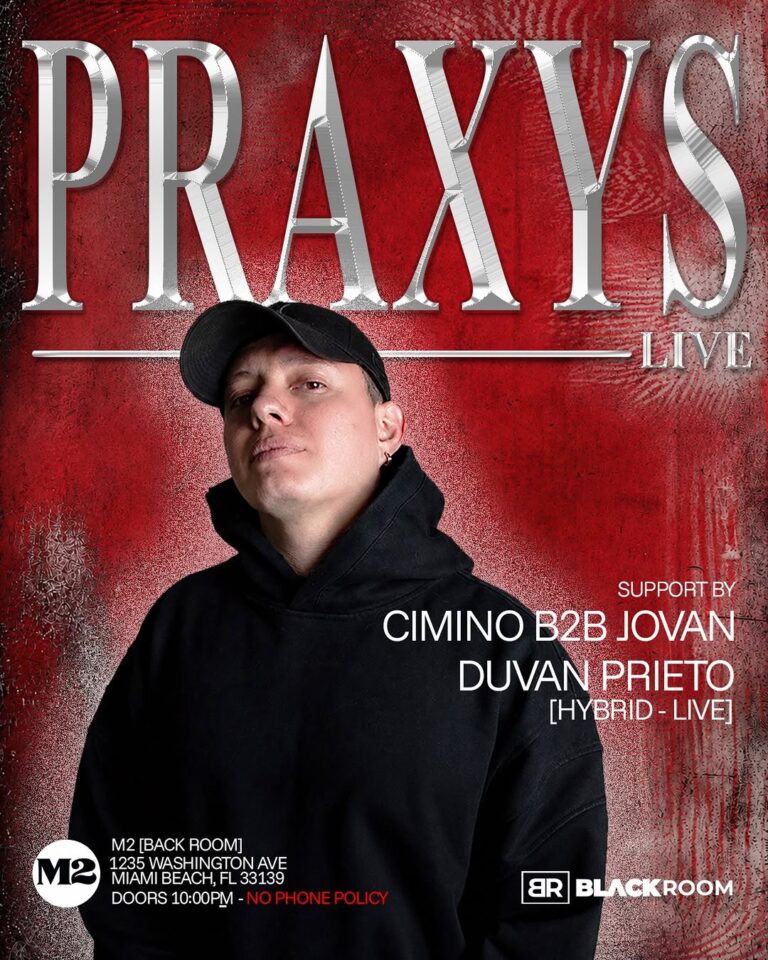 Praxys [LIVE] at Black Room at M2 Miami [Back Room]