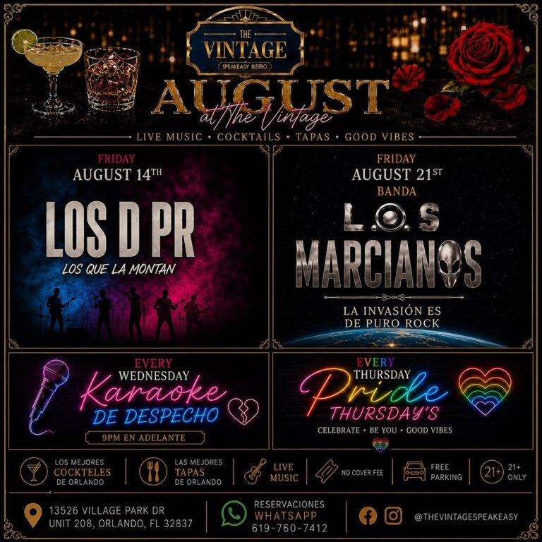 Pride Thursday's at The Vintage Speakeasy Bistro