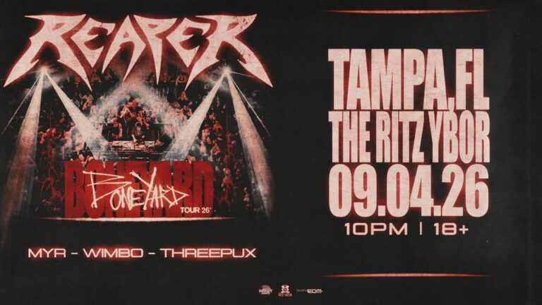 REAPER - Boneyard Tour - Tampa, FL at The RITZ Ybor