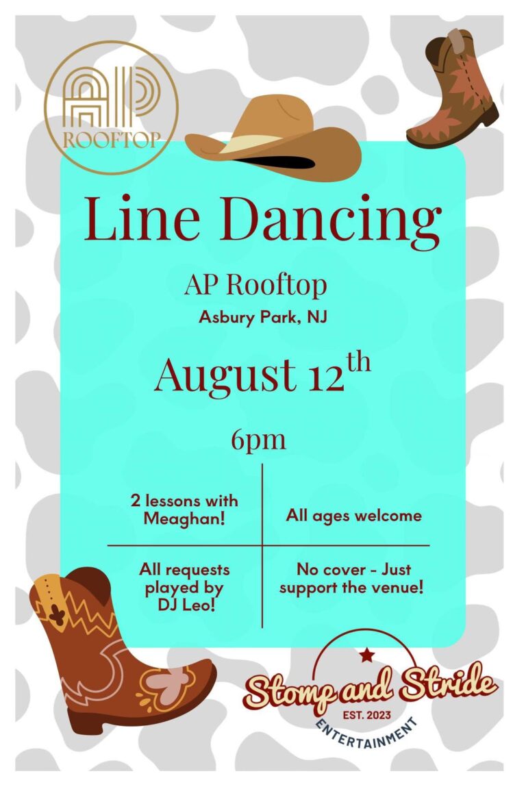 Stomp and Stride line dancing lessons! at AP Rooftop