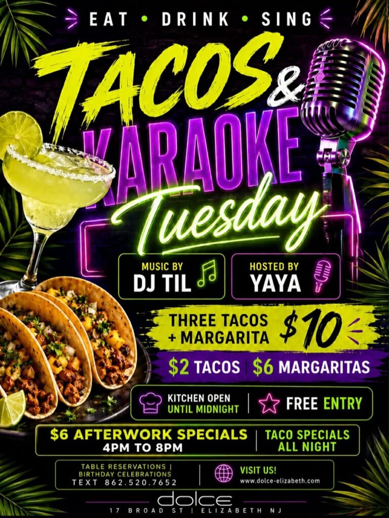 Tacos & Karaoke Tuesday at Dolce