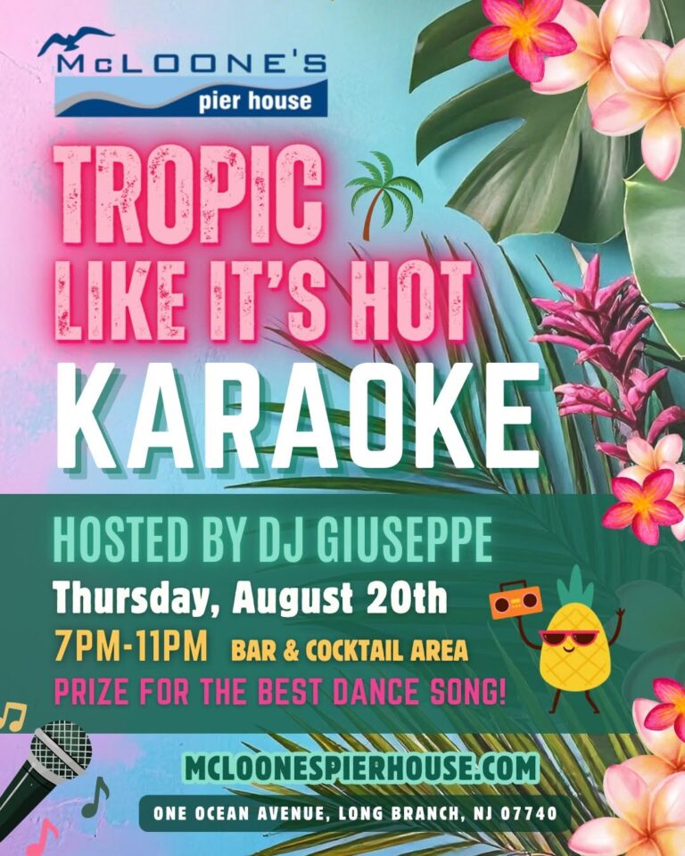 Tropic like its hot karaoke night! at McLoone's Pier House