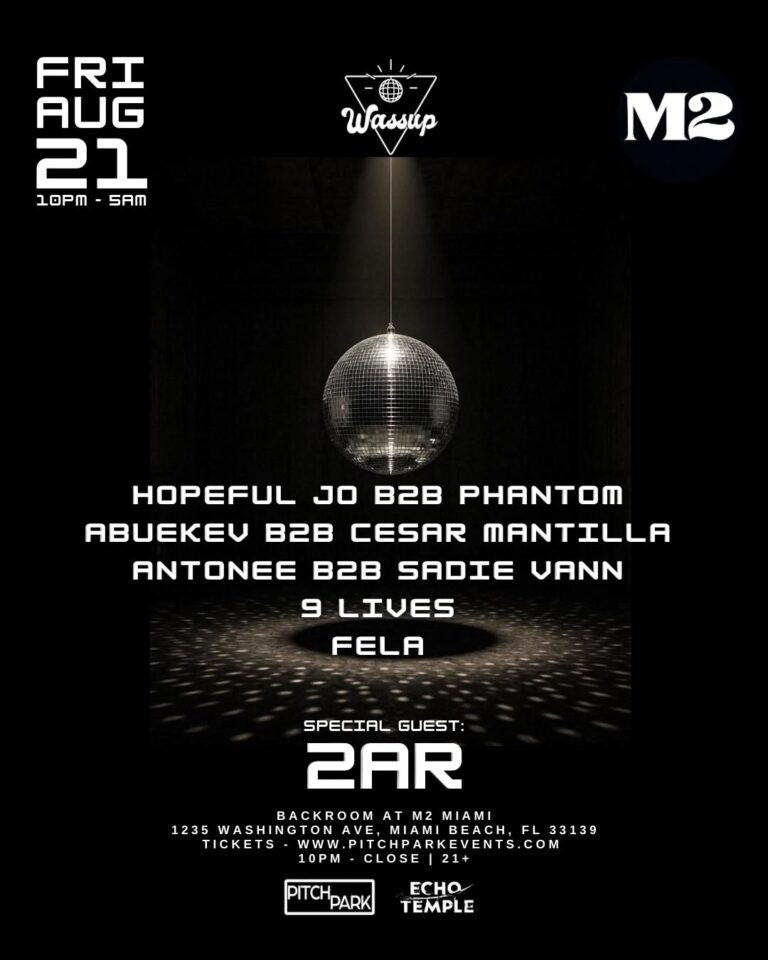Wassup Miami Showcase at Backroom at M2 Miami