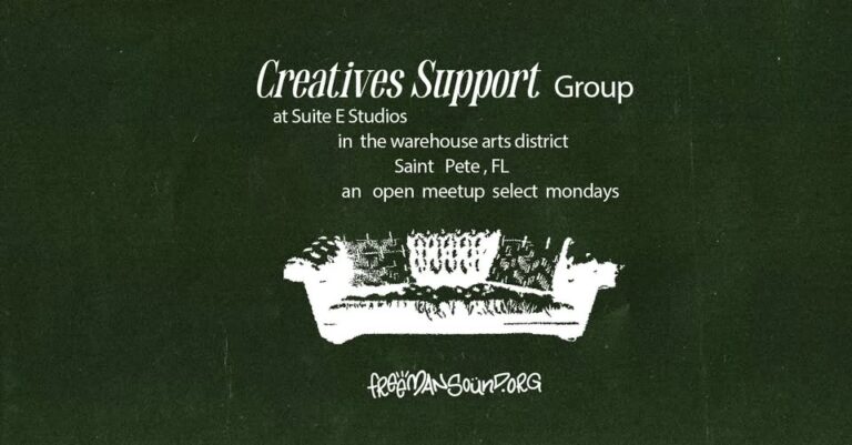 Creatives Support Group at Suite E Studios