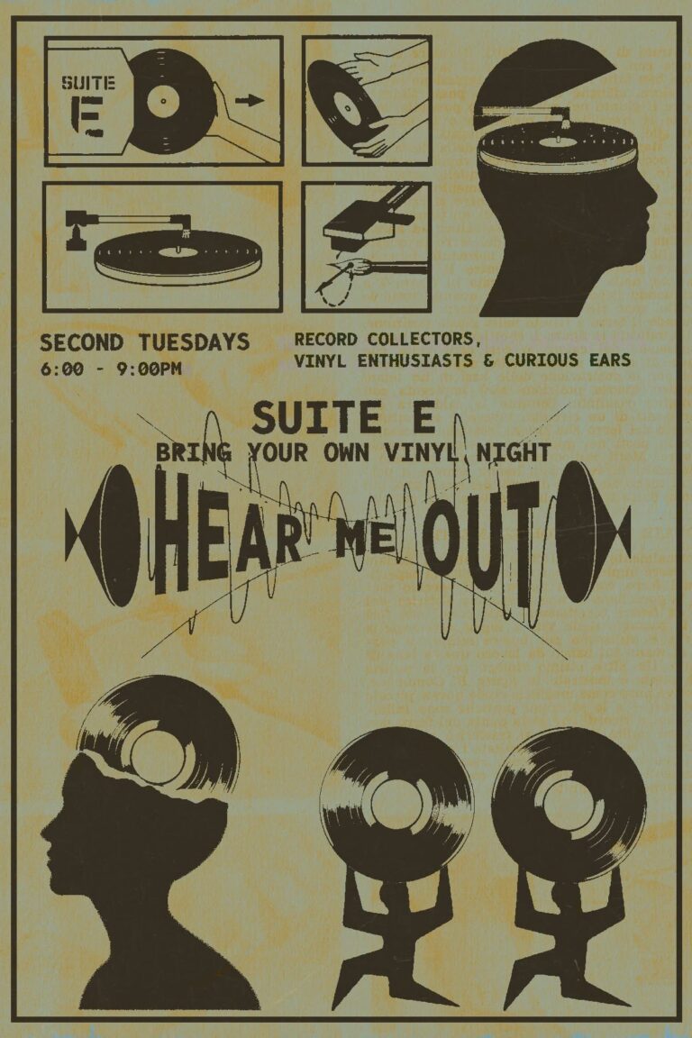 Hear Me Out: a Bring Your Own Vinyl Night at Suite E Studios