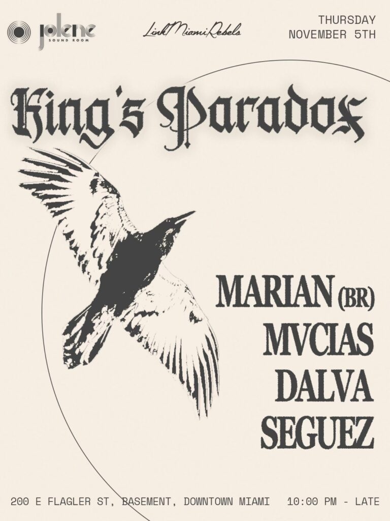 King's Paradox: Marian at Jolene Downtown Miami