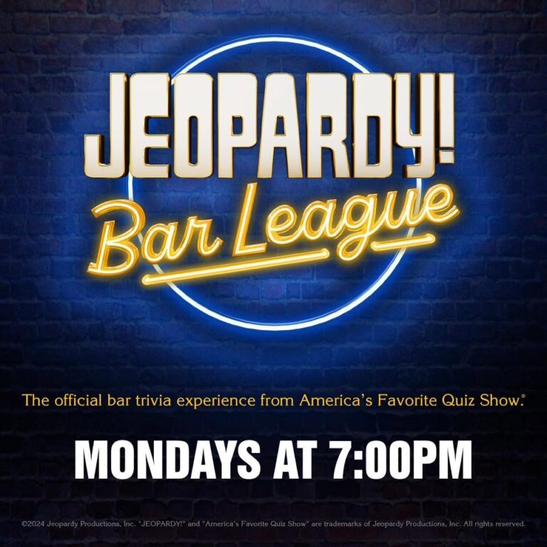 Live JEOPARDY trivia at The Wheelhouse