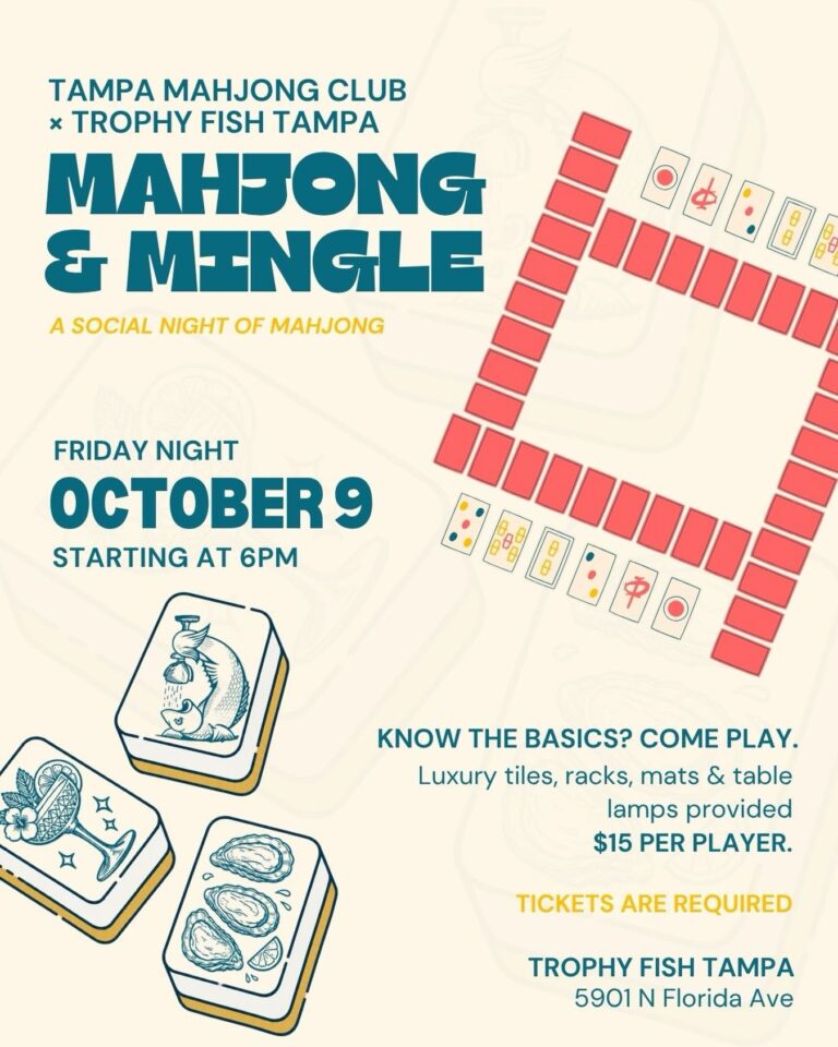 Mahjong & Mingle at Trophy Fish Tampa