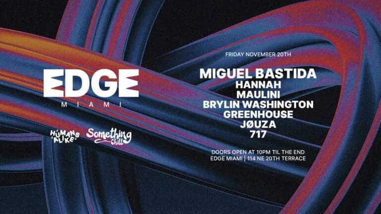 Miguel Bastida by Something Chill at Edge Miami