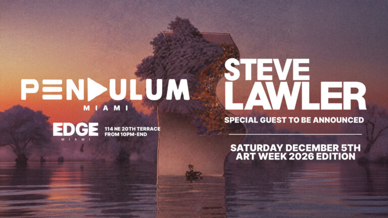 Pendulum by Steve Lawler (Art Week Miami) at Edge Miami