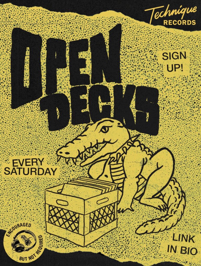 Technique Records Open Decks at Technique Records