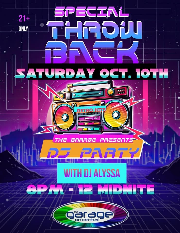 Throw Back Retro Music Nite at 2729 Central Ave, Saint Petersburg, FL, United States, Florida 33713