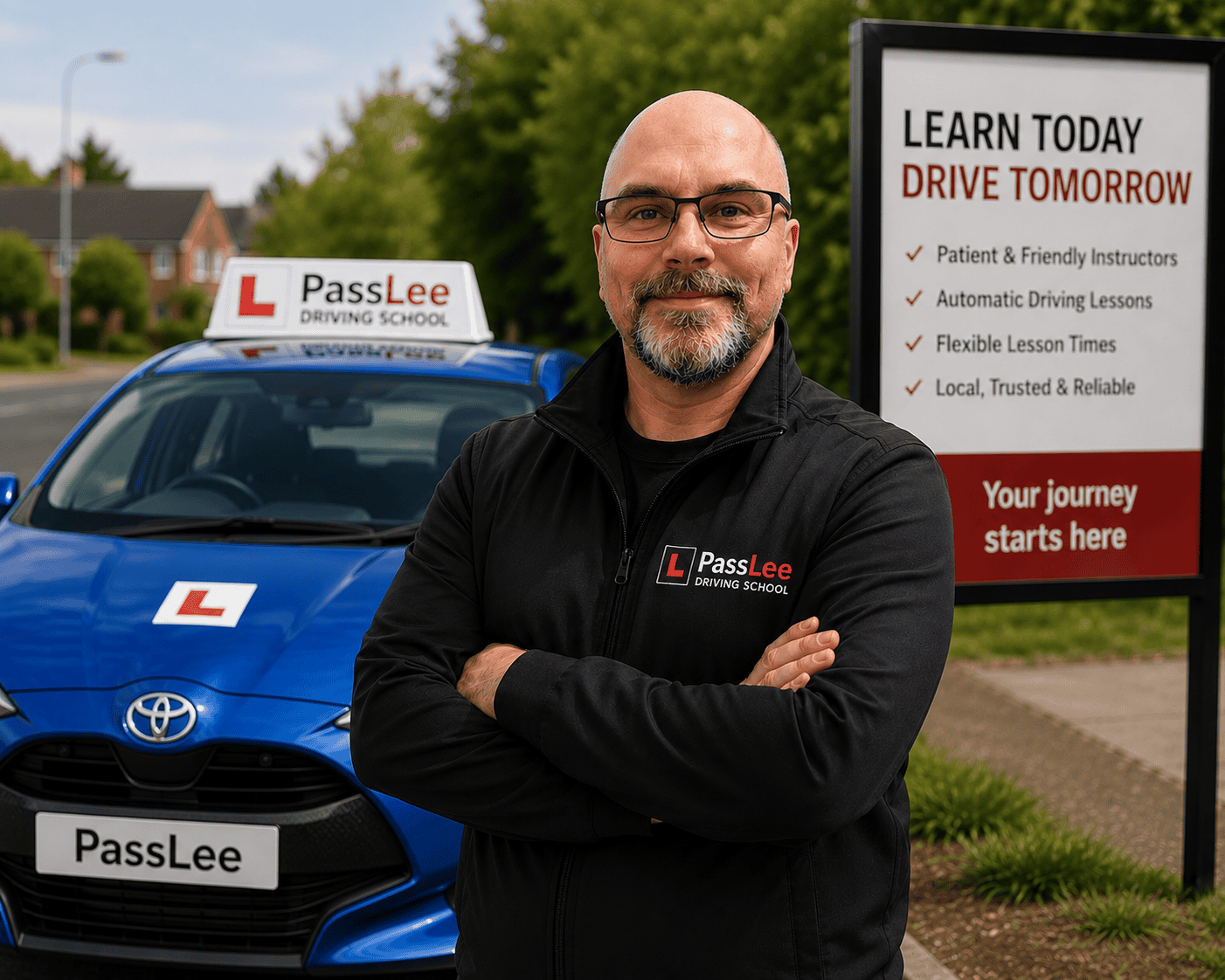 Lee, DVSA-approved automatic driving instructor at PassLee Driving School