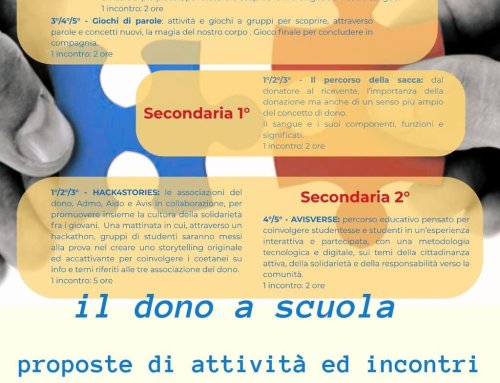A SCUOLA DI DONO – AVIS IN CLASSE