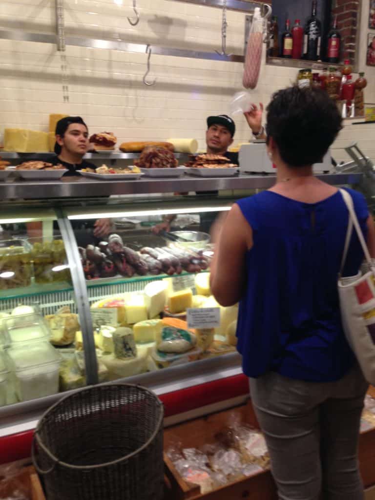 I was so excited to make some purchases at an authentic Italian deli!