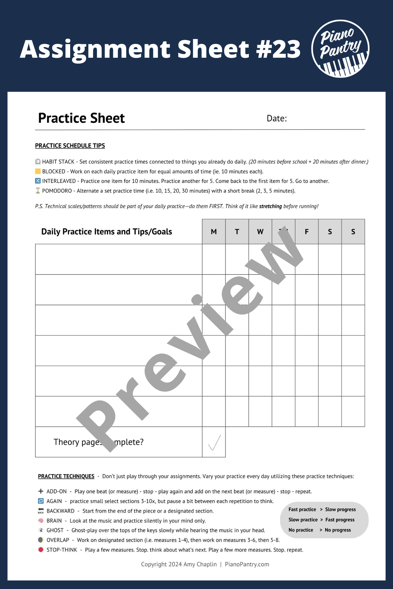 Preview Thumbnail of Amy's Practice Sheet