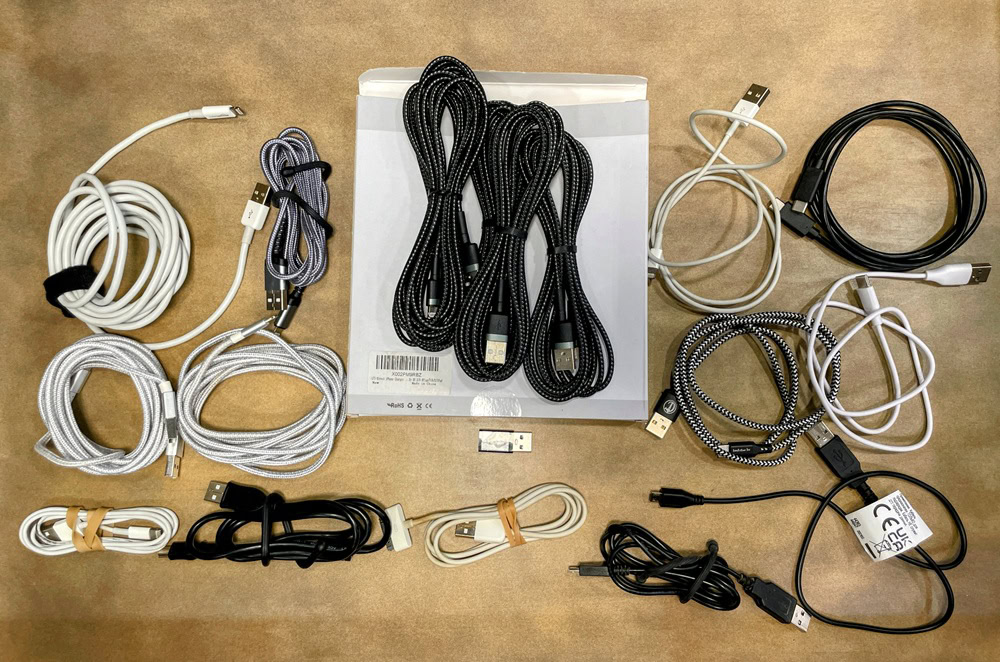 cords of all types and sizes