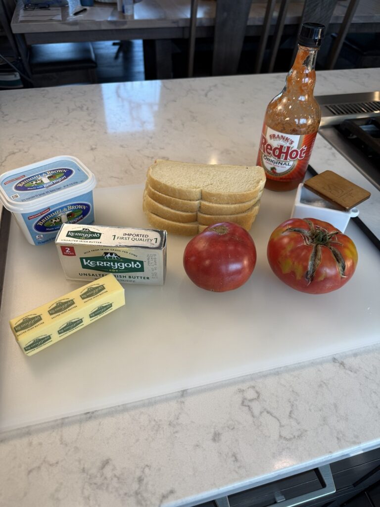 ingredients laid out