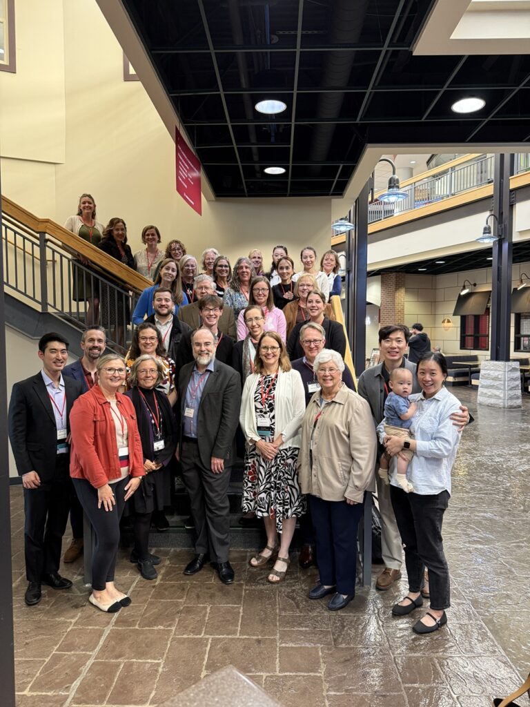group of Indiana MTA teachers at their conference