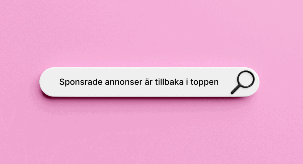 Sponsrade länkar syns nu över Google AI Overviews