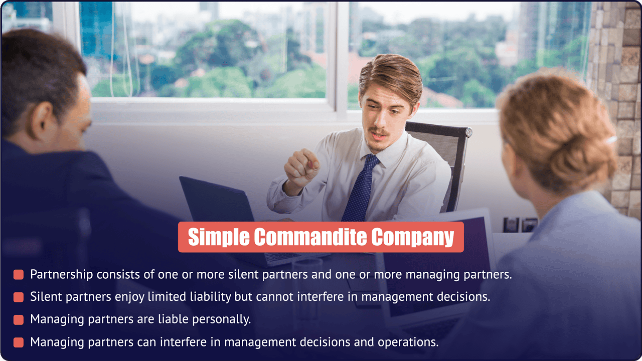 Simple Commandite Company in Bahrain explained — PI Startup Advisory Simple Commandite Company in Bahrain - silent partners hold limited liability while managing partners carry personal liability and operational control