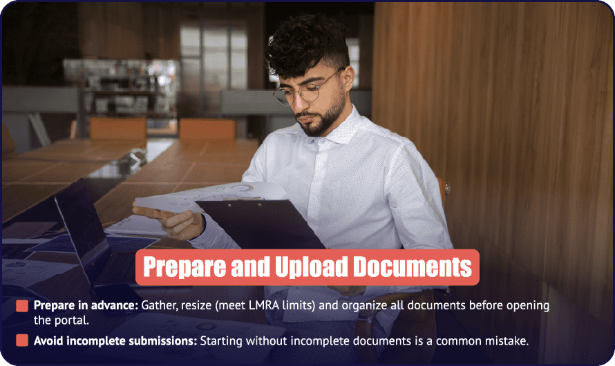 PI Startup Advisory explains how to prepare and upload Bahrain investor visa documents, including gathering, resizing to LMRA limits, organizing files, and avoiding incomplete portal submissions.