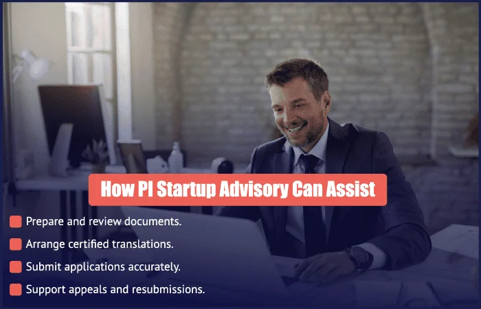 PI Startup Advisory consultant assisting with security clearance documents and applications in Bahrain.