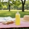 32oz Square Clear Recyclable PET Plastic Bottles for Juice