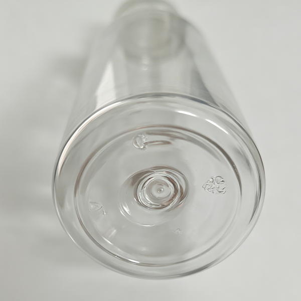 Bottom of a 12oz (350ml) round PET juice bottle
