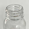 Neck of a 12oz (350ml) round PET juice bottle