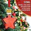 Custom 2oz Star-Shaped Bottle for Holiday Drinks.