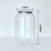 500ml 16oz Clear Chubby PET Soda Cans with Easy Open Lid
