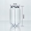 12oz 350ml Clear PET POP Cans for Carbonated drinks