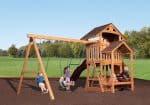 Adventure Outlook 2 Wooden Swing Set - Image 2