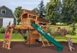 Adventure Summit XL 3 Wooden Swing Set