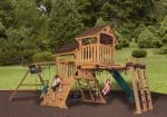 Adventure Summit XL 3 Wooden Swing Set - Image 2