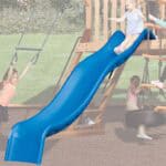 Double Wall Wave Slide 10' Blue